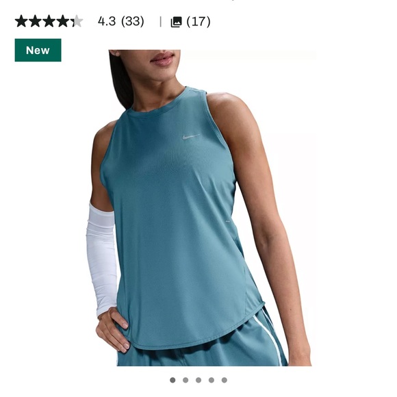 Nike Sky Blue Performance Tank - Picture 2 of 2